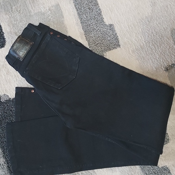 Betsy Johnson Black Ladies Designer Jeans- Size S. Approx: 24(W)×29(L) - Picture 6 of 7